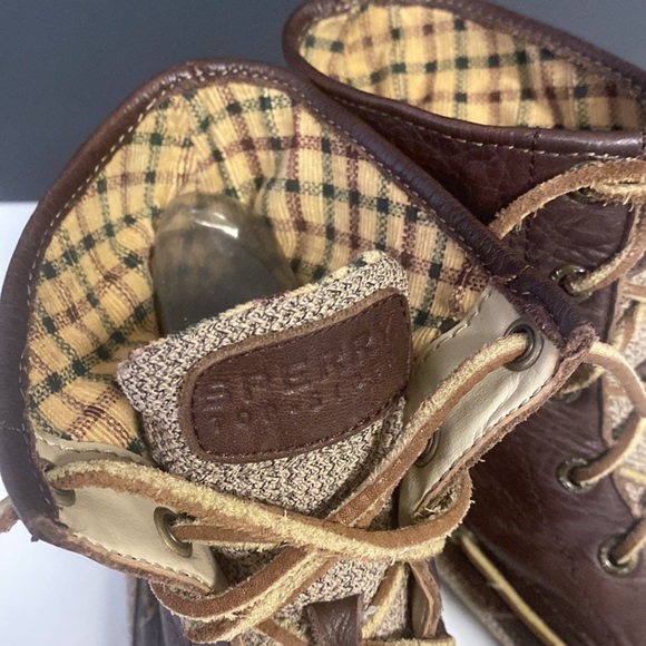 SPERRY Top Sider Ankle Boots Leather Fabric Shoes main image 9